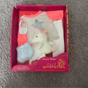 Never Opened Unicorn Wishes Outfit Set for 18-inch Dolls